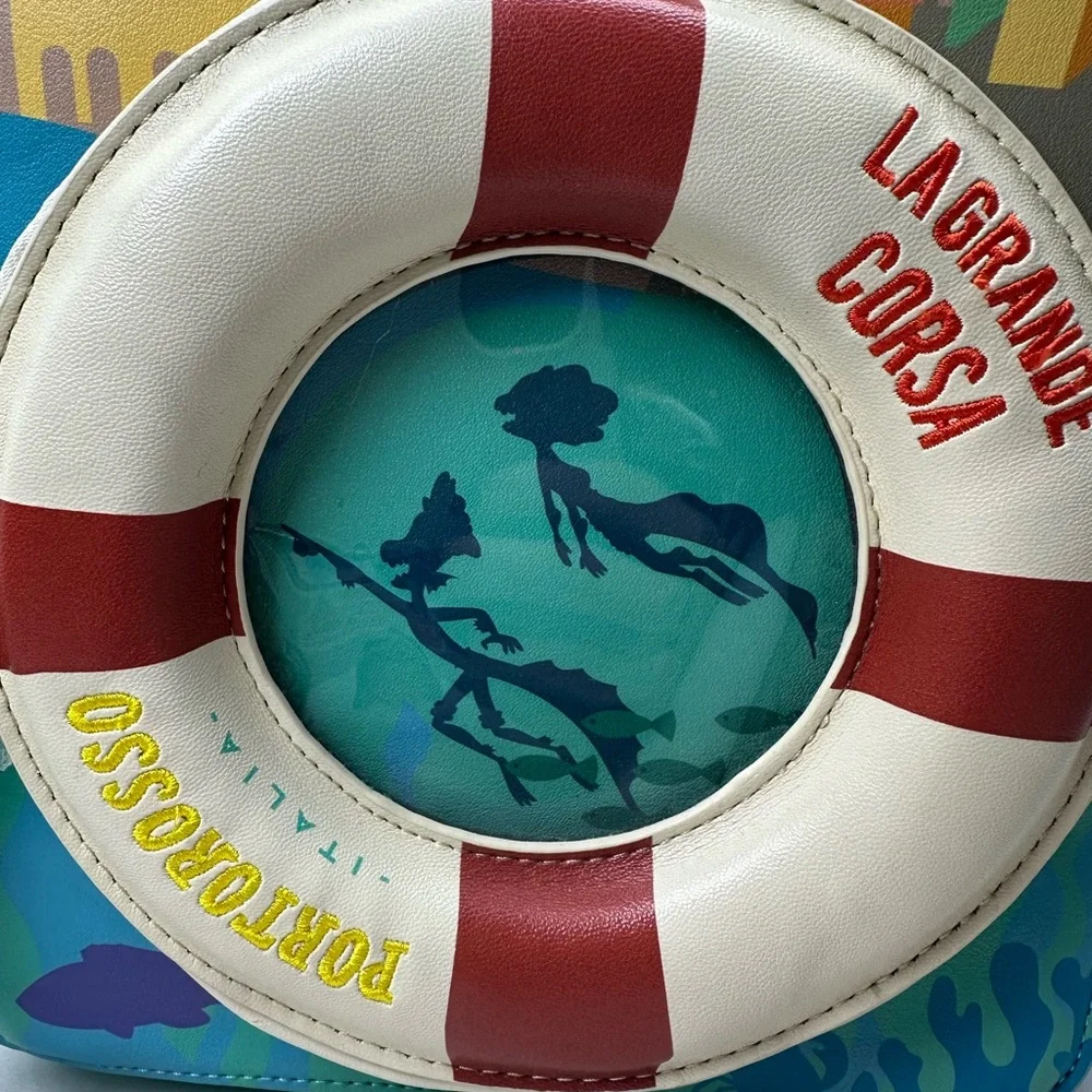 Danielle Nicole Disney Pixar Luca Porto Rosso Lifesaver Mini Backpack -Exclusive - Picture 6 of 13